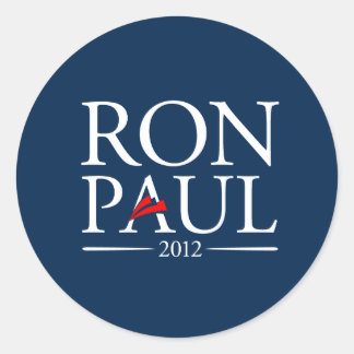 Ron Paul 2012スタンプ ラウンドシール