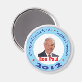 Ron Paul 2012マグネット マグネット (正面/裏面)