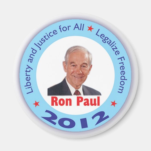 Ron Paul 2012マグネット マグネット (正面)