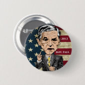 RON PAUL 2012革命 缶バッジ (正面&裏面)