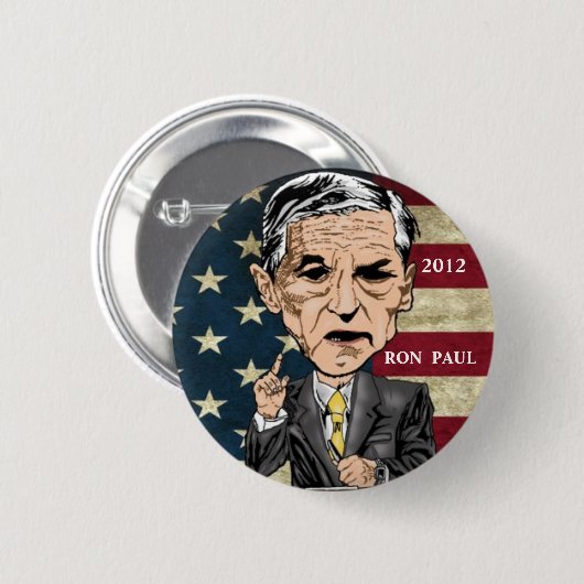 RON PAUL 2012革命 缶バッジ (正面&裏面)