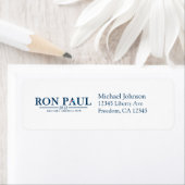 Ron Paul 2012 – アメリカを今すぐ復元 ラベル (インサイチュ)