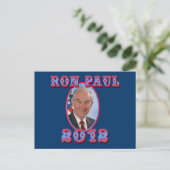 Ron Paul 2012、米国大統領 ポストカード (スタンド正面)