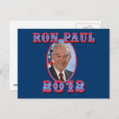 Ron Paul 2012、米国大統領 ポストカード (正面/裏面)