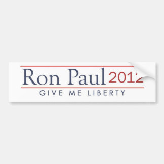 ron_paul_2012_give_me_liberty バンパーステッカー