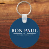 Ron Paul 2012 - Restore America Now鍵・チェーン キーホルダー (正面)
