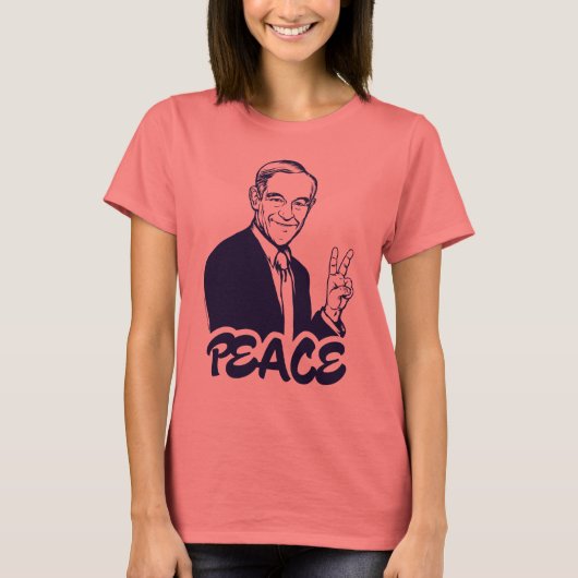 Ron Paul Peace T-Shirt Tシャツ (正面)