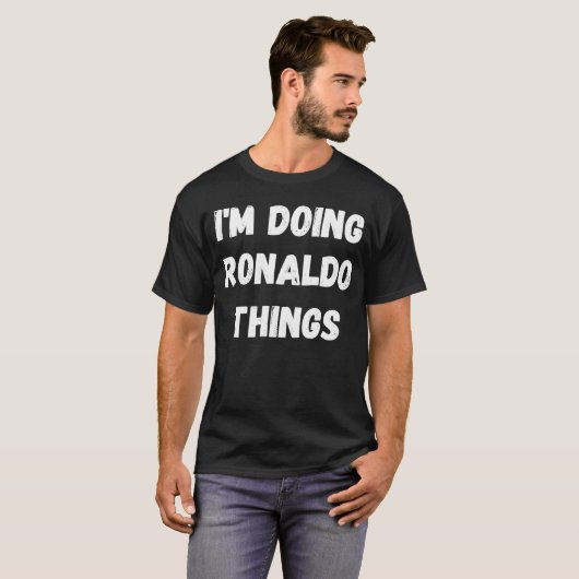 Ronaldo I'm Do Things Tシャツ (正面フル)