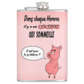 Ronchon le cochon フラスク (正面)