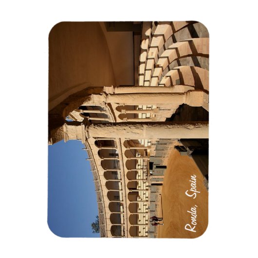 Ronda闘牛場プレミアムマグネット マグネット (縦)