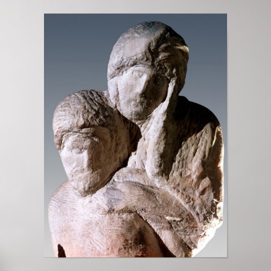 Rondanini Pieta、キリストの頭の詳細 ポスター (正面)