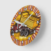Rondo Dump Truck clock ラウンド壁時計 (傾斜)