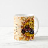 Rondo Dump Truck Mug コーヒーマグカップ (正面右)