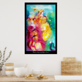 RONDO IN LAGOON / 2人の女性，ベネチアンマスカレード ポスター (キッチン)