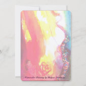 RONDO IN LAGOON,Sweet sixteen仮装パーティー 招待状 (裏面)