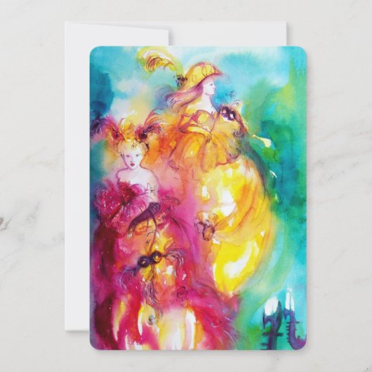 RONDO IN LAGOON,Sweet sixteen仮装パーティー 招待状 (正面)