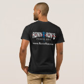 Ronin Ronの公式のロゴのティー Tシャツ (裏面フル)