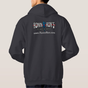 Ronin Ronの公式のロゴのフード付きスウェットシャツ パーカ