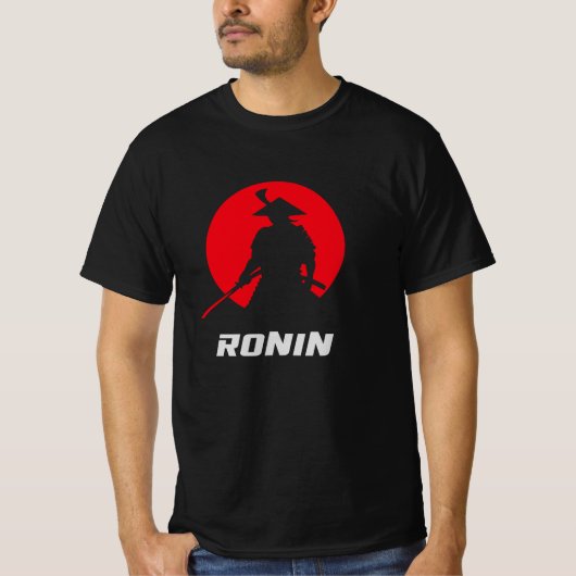 Ronin Samurai Japanese Warrior Tシャツ (正面)
