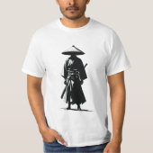 Ronin Spirit - Minimalist Samurai T-Shirt Tシャツ (正面)