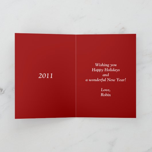 ronniの子犬 シーズンカード (内部)