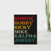 Ronnie Bobby Ricky Mike Ralph And Johnny  カード (正面)