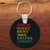 Ronnie Bobby Ricky Mike Ralph And Johnny  キーホルダー (正面)