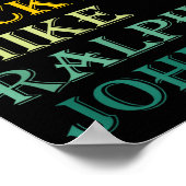 Ronnie Bobby Ricky Mike Ralph And Johnny ポスター (角)