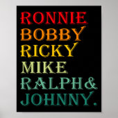 Ronnie Bobby Ricky Mike Ralph And Johnny  ポスター (正面)