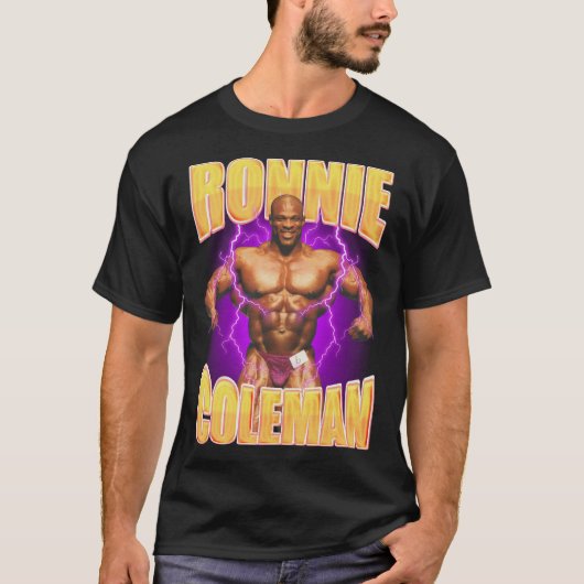 Ronnie Coleman Yeah Buddy Vintage Retro Tシャツ (正面)