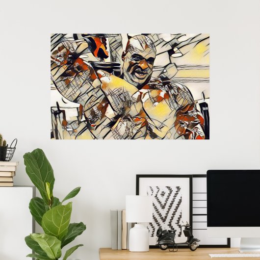 Ronnie Coreman、Kadinsky edit ポスター (ホームオフィス)