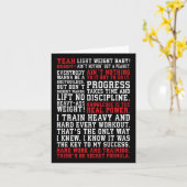 Ronnie Fitness Quotes Gym Workout Bodybuilding Mot カード (黄色い花)