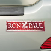 RonPaul2012 バンパーステッカー (車上)