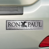 RonPaul2012 バンパーステッカー (車上)