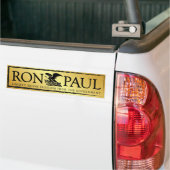 RonPaul2012 バンパーステッカー (トラック上)
