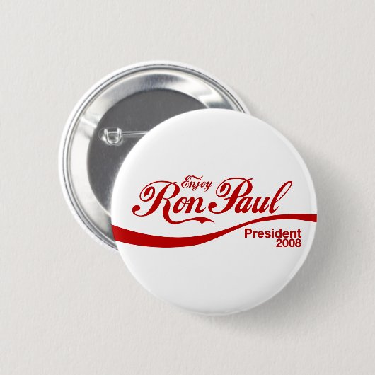 RonPaulEnjoy2008 缶バッジ (正面&裏面)