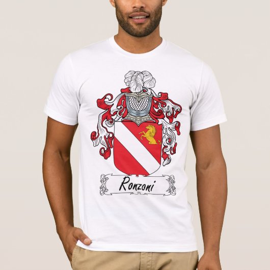 Ronzoniの家紋 Tシャツ (正面)