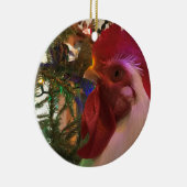 Rooの円のクリスマスのオーナメントに非難の声をあびせて下さい セラミックオーナメント (右)