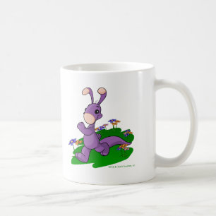 Rooの島を通って行進する紫色のBlumaroo コーヒーマグカップ