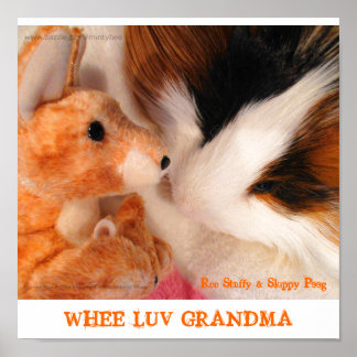 Roo Stuffy & Skippy Peegポスター ポスター