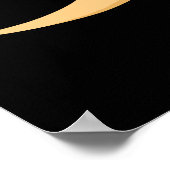 Roo-Ting For Youカンガロおもしろいープンダークブルーグ ポスター (角)