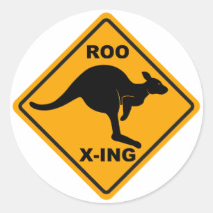Roo Xingの印のデザイン ラウンドシール