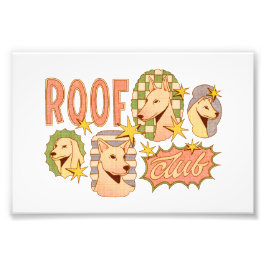 Roof Club / Dog Illustrations フォトプリント