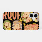 Roof Club / Dog Illustrations iPhone 16ケース (裏面横)
