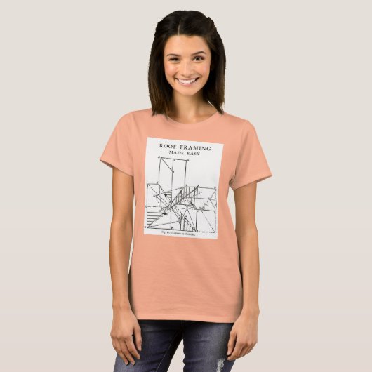 Roof Framing Made Easy Women Tシャツ (正面フル)