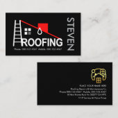 Roof Ladder Roofing Signage 名刺 (正面/裏面)