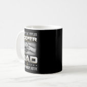 Roofer Dad Quote Design Roofing Apparel コーヒーマグカップ (正面左)