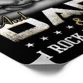 Roofer Dad Quote Design Roofing Apparel  ポスター (角)