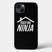 Roofer Design Funny Ninja Roofing Work Profession  Case-Mate iPhoneケース (裏面)