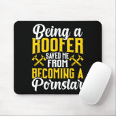 Roofer Funny Roofing Tee For Coworker Novelty マウスパッド (マウス)